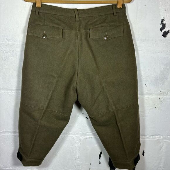 Vintage Italian Wool Army Trousers - Picture 4 of 13